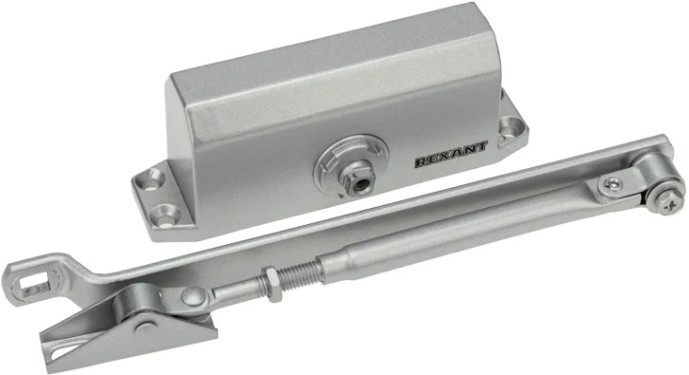 Доводчик дверной REXANT 46-0501 для установки на дверь весом до 45 кг