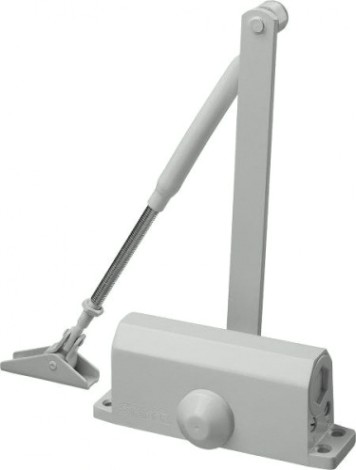 Доводчик дверной STAYER MASTER для дверей массой до 80 кг, белый [37916-80]