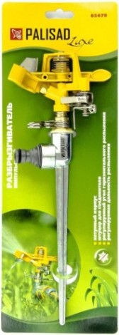 Дождеватель импульсный PALISAD LUXE 65479 латунный на колышке [65479]