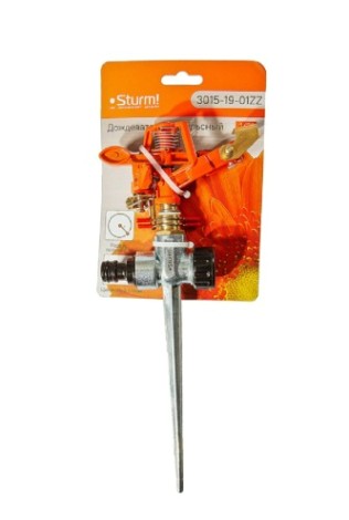 Дождеватель импульсный Sturm 3015-19-01ZZ цинк корп, штуцер 1/2"