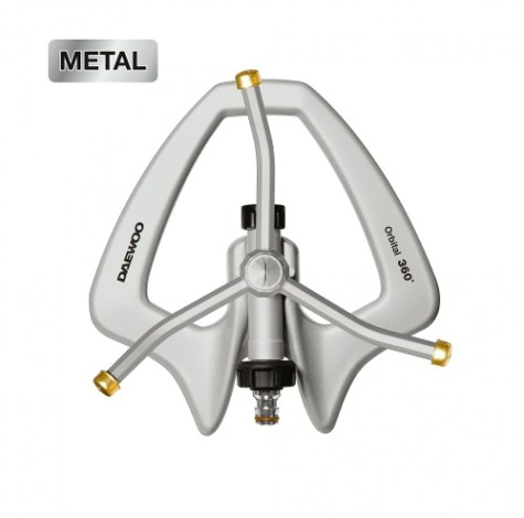 Дождеватель круговой DAEWOO DWS 1050 на подставке 3 Arm Orbital Sprinkler Metal Base