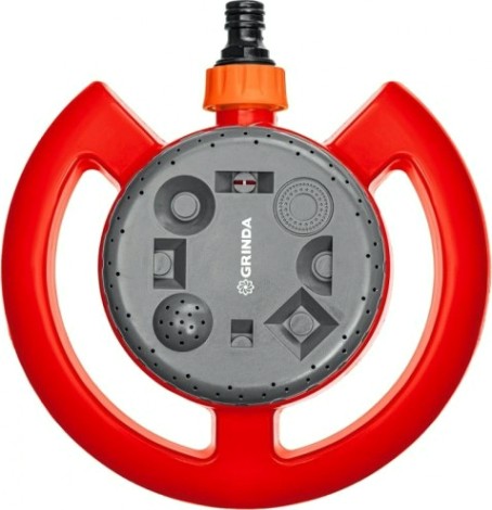 Дождеватель круговой GRINDA GF-8 64 м2 полив, на облегченной подставке, стационарны [8-427643]