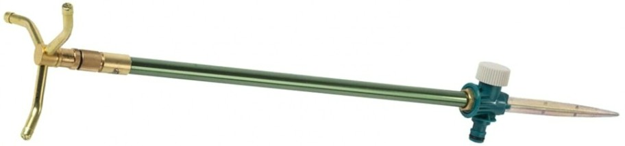 Дождеватель круговой RACO 656C 115 м2, латунный, на удлинителе 530-840 мм [4260-55/656C]