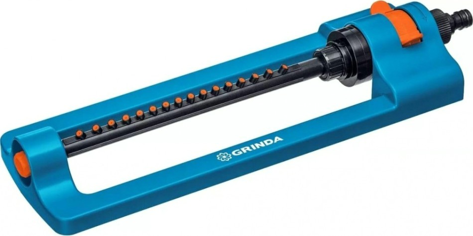 Дождеватель осциллирующий GRINDA RO-16 proline 260 м2 полив, 16 форсунок, веерный [429347]