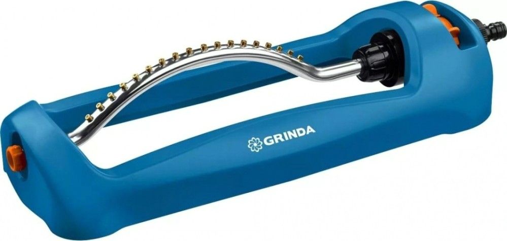 Дождеватель осциллирующий GRINDA RO-18 proline 399 м2 полив, 18 форсунок, веерный [429345]