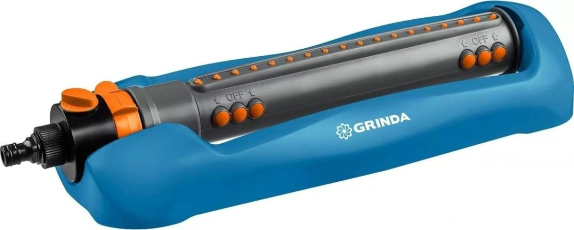 Дождеватель осциллирующий GRINDA RO-18P proline 418 м2 полив, 18 форсунок, профессиональны [429341]