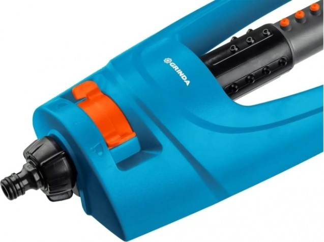 Дождеватель осциллирующий GRINDA RO-19 proline 290 м2 полив, 19 форсунок, веерный [429343]