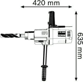 Дрель безударная сетевая BOSCH GBM 32-4 четырехскоростная [0601130203]