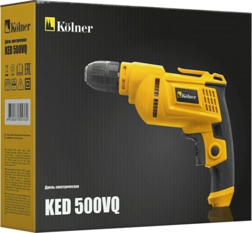 Дрель безударная сетевая Kolner KED 500VQ [кн500вкю]