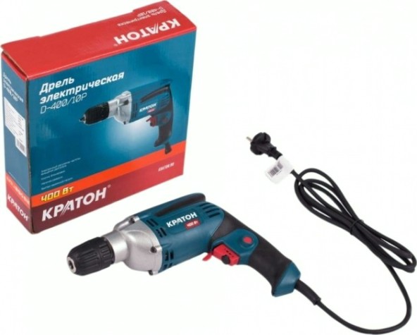 Дрель безударная сетевая КРАТОН D-400/10P [3 02 01 021]