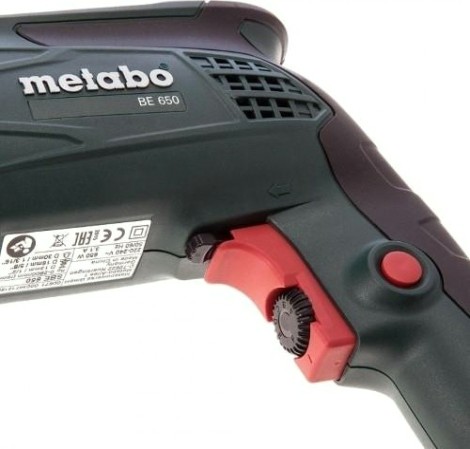 Дрель безударная сетевая METABO BE 650 (БЗП) односкоростная [600741850]