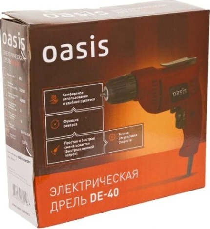 Дрель безударная сетевая OASIS DЕ-40 [4640039480228]