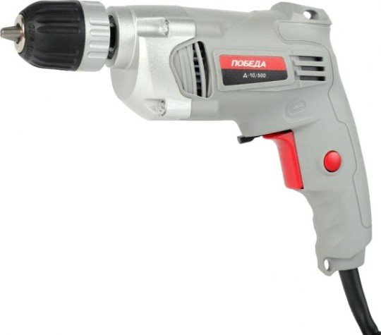Дрель безударная сетевая Победа Д-10/500 [120301500]
