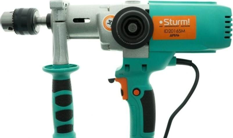 Дрель безударная сетевая Sturm ID20165M низкооборотистая