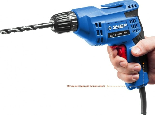 Дрель безударная сетевая ЗУБР ЗД-П421 ЭР Профессионал