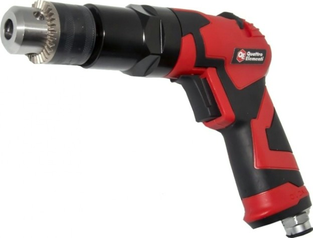 Дрель пневматическая QUATTRO ELEMENTI реверсивная патрон 10 мм, разъем euro [919-778]