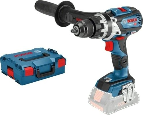 Дрель-шуруповерт аккумуляторная BOSCH GSB 18 V-110 C ударная, бесщеточная [06019G030A] без АКБ и ЗУ, L-Boxx