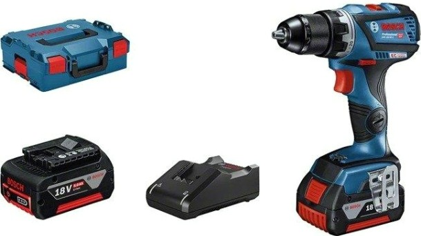 Дрель-шуруповерт аккумуляторная BOSCH GSR 18 V-60 C бесщеточная [06019G110D]