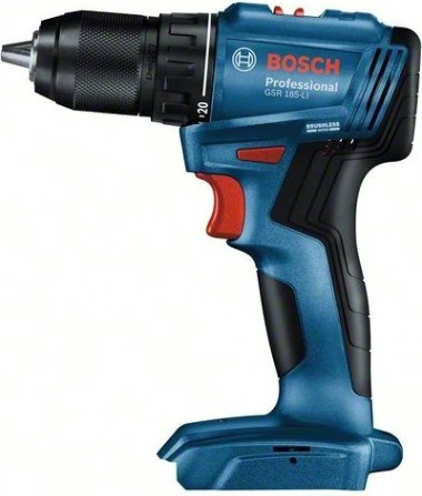 Дрель-шуруповерт аккумуляторная BOSCH GSR 185-LI без АКБ и ЗУ [06019K3003]