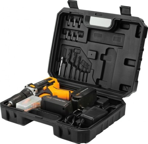 Дрель-шуруповерт аккумуляторная DEKO 12V набор 63 инструмента (063-4132) [063-4132]