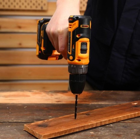 Дрель-шуруповерт аккумуляторная DEKO DKCD20FU-Li, 20В [063-4149]