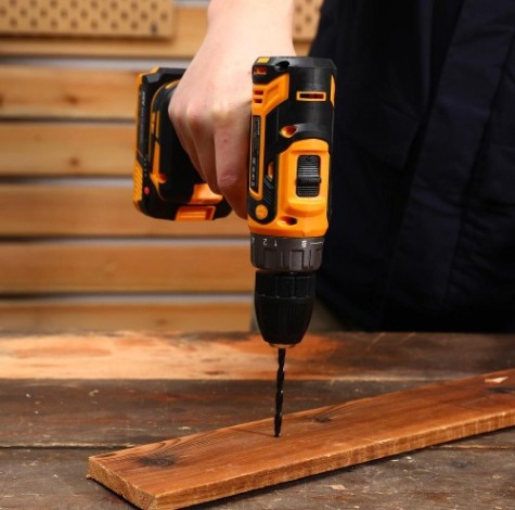 Дрель-шуруповерт аккумуляторная DEKO DKCD20FU-Li, 20В без АКБ [063-4454]