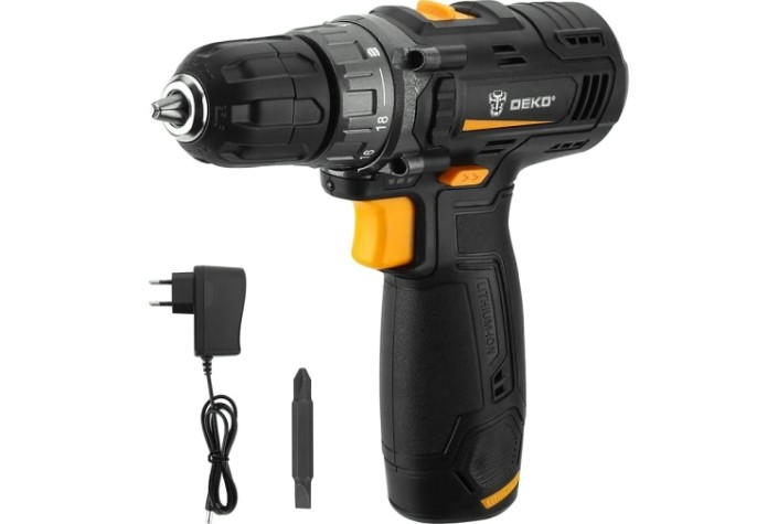 Дрель-шуруповерт аккумуляторная DEKO GCD12DU3 (063-4096) [063-4096]