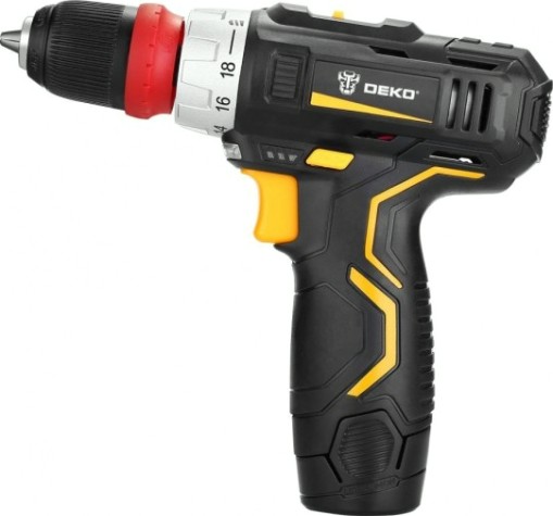 Дрель-шуруповерт аккумуляторная DEKO GCD12DU3 3 в 1 с 2 патронами, 2 аккум (063-4082) [063-4082]