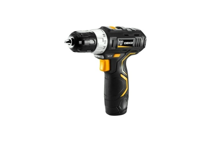 Дрель-шуруповерт аккумуляторная DEKO GCD12DU3 + оснастка 13 шт. (063-4140) [063-4140]