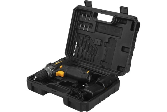 Дрель-шуруповерт аккумуляторная DEKO GCD12DU3 + оснастка 13 шт. (063-4140) [063-4140]