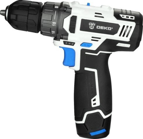 Дрель-шуруповерт аккумуляторная DEKO GCD12DU3 SNOW WHITE SET1 (063-4170) [063-4170]