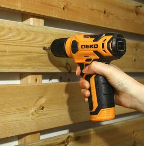 Дрель-шуруповерт аккумуляторная DEKO ZKCD80FU-Li SET 1 (063-4127) [063-4127]