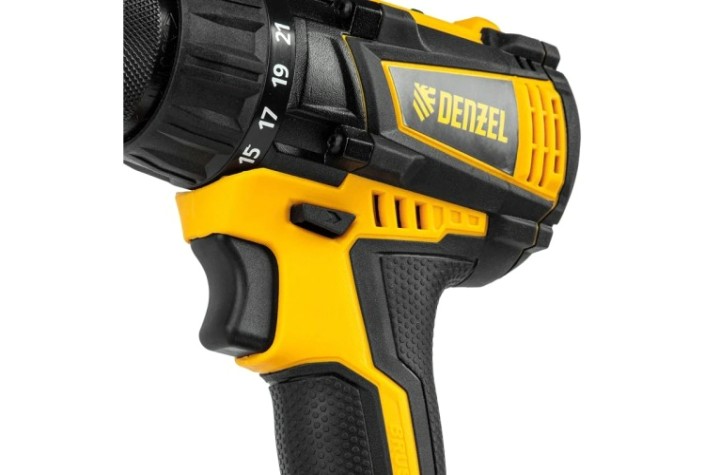 Дрель-шуруповерт аккумуляторная Denzel BLDL-IB-18-02 бесщеточная [26121]