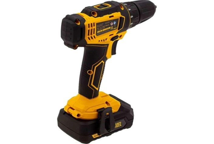 Дрель-шуруповерт аккумуляторная Denzel CDL-18-02BM, Li-Ion [26116]