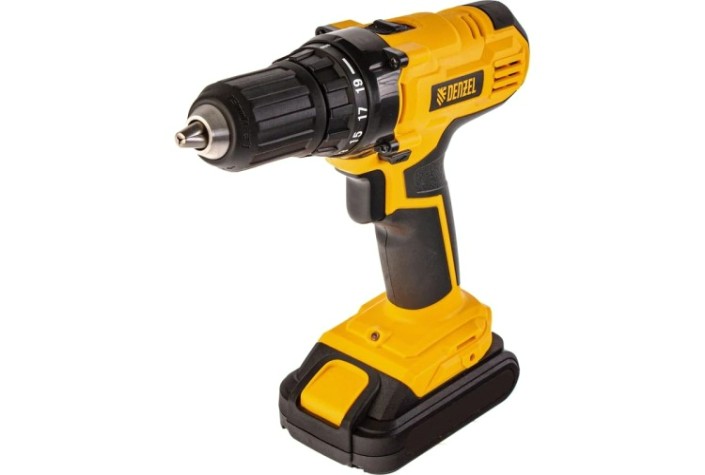 Дрель-шуруповерт аккумуляторная Denzel CDL-IB-18-02 [26113]