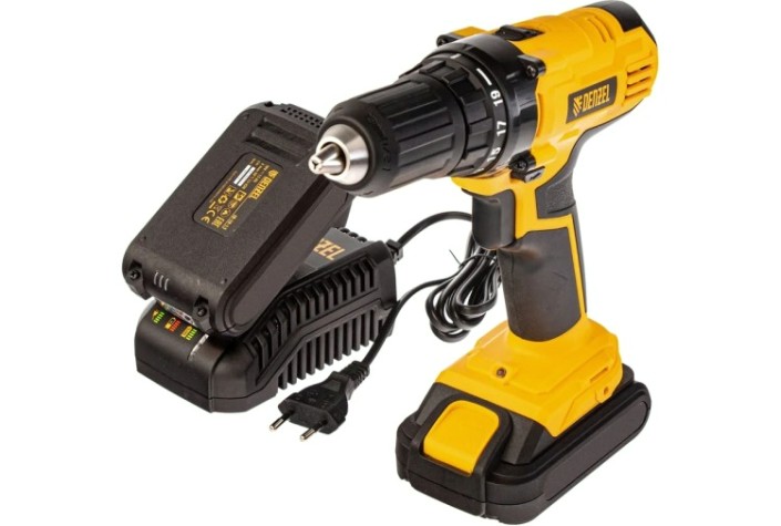 Дрель-шуруповерт аккумуляторная Denzel CDL-IB-18-02 [26113]