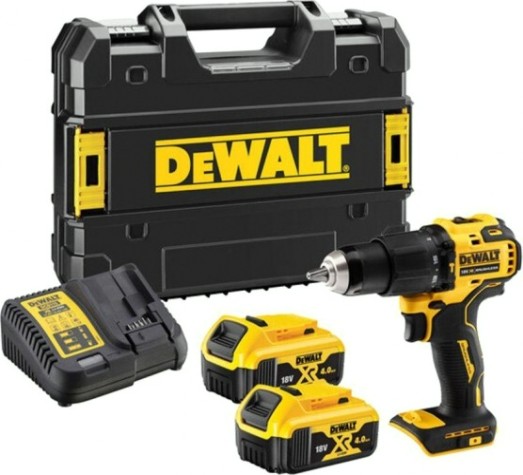 Дрель-шуруповерт аккумуляторная DeWALT DCD 709 M2T ударный, бесщеточный [DCD709M2T-QW]