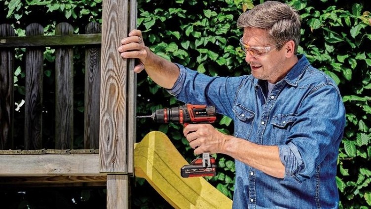 Дрель-шуруповерт аккумуляторная EINHELL PXC TE-CD 18/45 Li + набор оснастки 24 предм. [4513990]