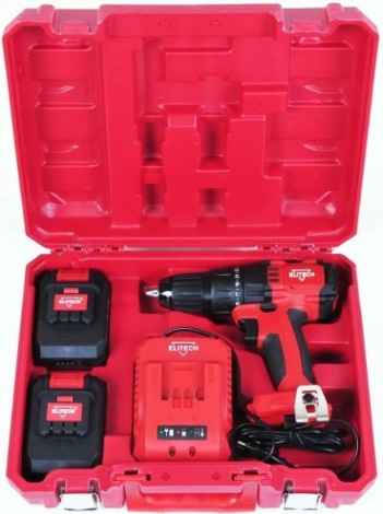 Дрель-шуруповерт аккумуляторная ELITECH ДА 18БЛ2 [198042]