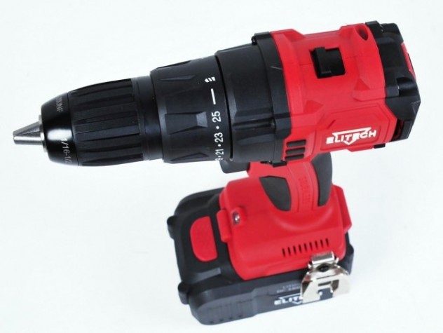 Дрель-шуруповерт аккумуляторная ELITECH ДА 18БЛ2 [198043]