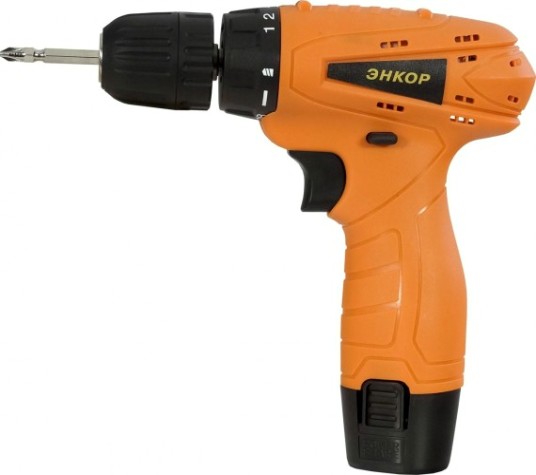 Дрель-шуруповерт аккумуляторная ЭНКОР ДША-12Л [50031]