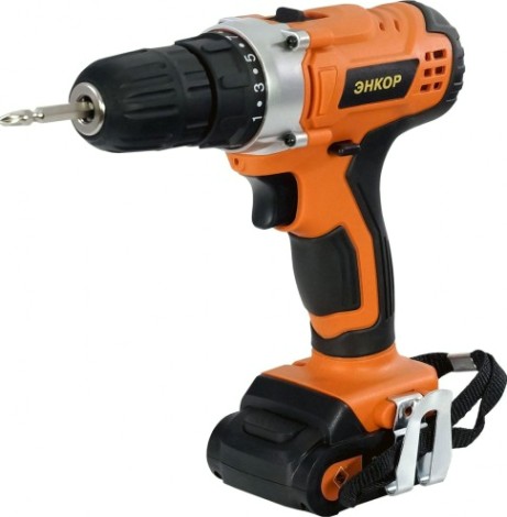 Дрель-шуруповерт аккумуляторная ЭНКОР ДША-12Л2 [50033]