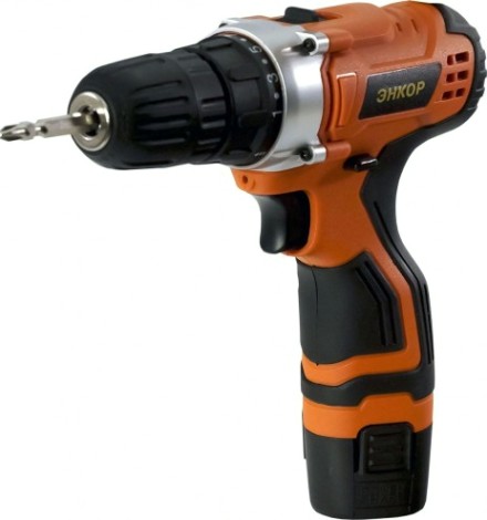 Дрель-шуруповерт аккумуляторная ЭНКОР ДША-12ЛБ [50032]