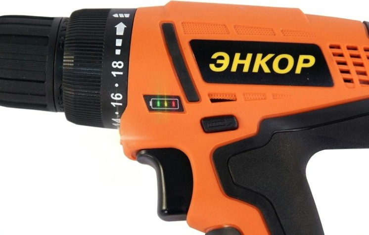 Дрель-шуруповерт аккумуляторная ЭНКОР ДША-2 12ЭР/10Л [50021]
