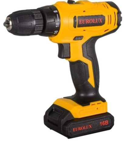 Дрель-шуруповерт аккумуляторная EUROLUX ДА-16/2Li [72/14/51]