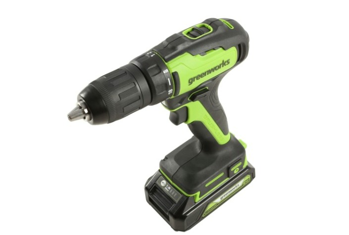 Дрель-шуруповерт аккумуляторная GREENWORKS GD24DD35K2 1х2 Ач [3704007UA]