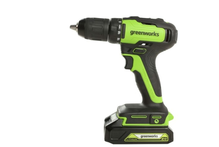 Дрель-шуруповерт аккумуляторная GREENWORKS GD24DD35K2 1х2 Ач [3704007UA]