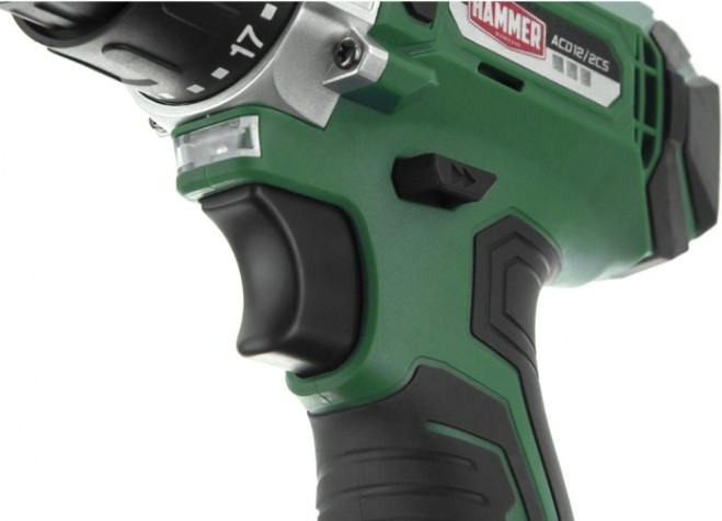 Дрель-шуруповерт аккумуляторная Hammer ACD12/2CS 2x1.5Ah Li-ion, 26Hм в кейсе [101-116]