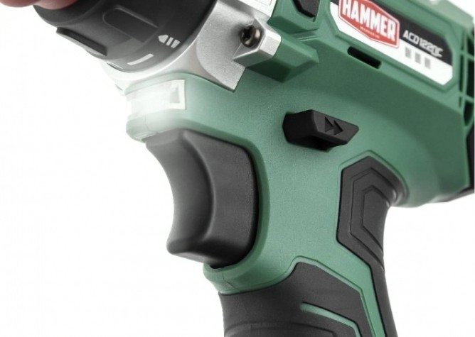 Дрель-шуруповерт аккумуляторная Hammer ACD122QC 2x2Ah Li-ion, 28Hм [216-020]