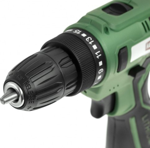 Дрель-шуруповерт аккумуляторная Hammer ACD12C 1x1.5Ah Li-ion, 26Hм [216-021]